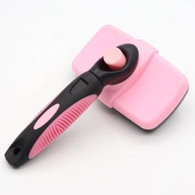 Paws & Son ™ Procare - Brosse à cartes souple pour animaux de compagnie - Rose