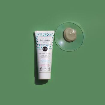 Masque Argile Détox Peau Nette certifié Bio Cosmos Organic - Ecocert 6