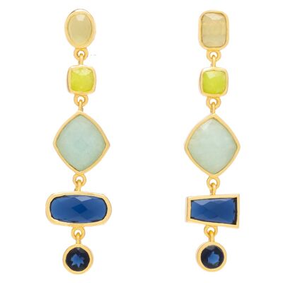 Boucles d'oreilles Thelma Blue