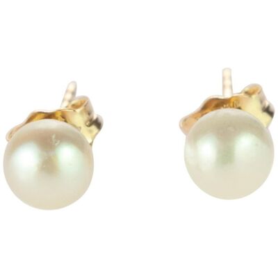 Gold Filled Pearl Earrings