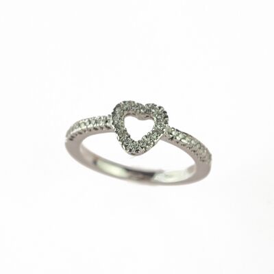 Heart Diamond Ring