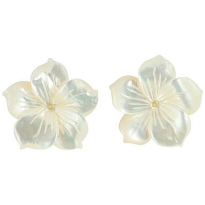 MOP Flower Earrings