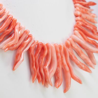 Natural Coral Branches Necklace