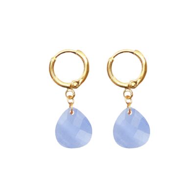 Boucles d'oreilles miniardises bleu ciel