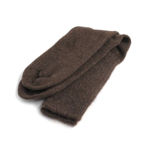 Yak Wool Extra Warm Winter Socks Natural Brown