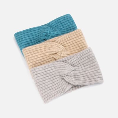 Cashmere Twist Headband-Light Green