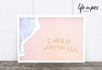 La vie dans la carte postale photo de Pic : Vitamin sea