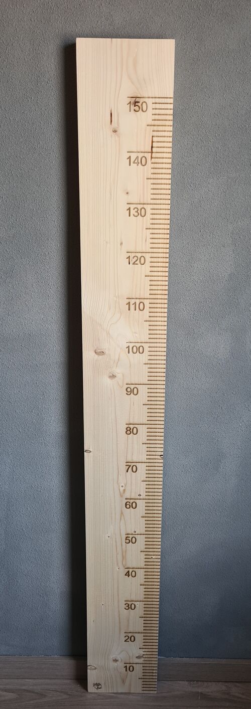 Groeimeter 150cm Steigerhout