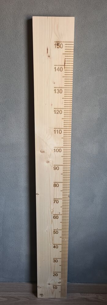 Groeimeter 150cm Steigerhout 1