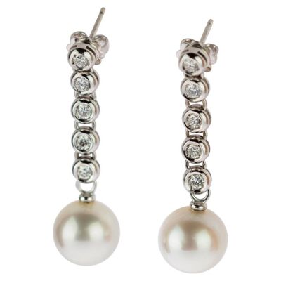 Pearls and Diamonds Earrings