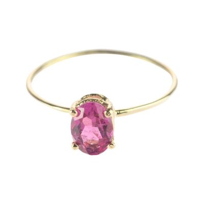 Pink Tourmaline Ring