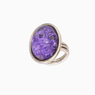 Purple Charoite Ring