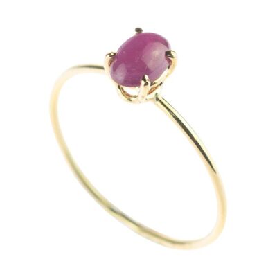 Purple Ruby Ring
