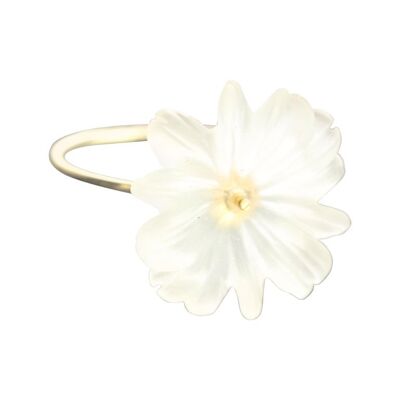 Rock Crystal Daisy Ring