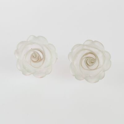 Roses Rock Crystal Earrings