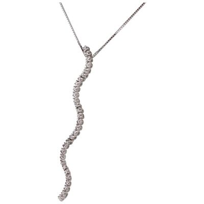 Serpentine Diamond Necklace