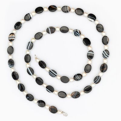Striated Agate Necklace