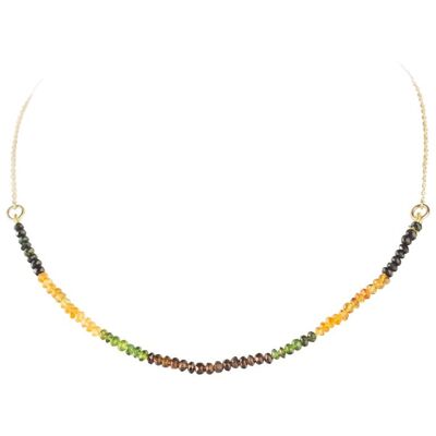 Tourmaline Rondelles Necklace