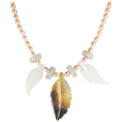Tribal Leaves Necklace