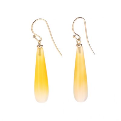 Yellow Agate Earrings