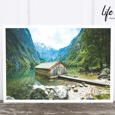 Life in Pic's Foto-Postkarte: Mountain hut