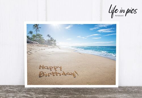 Life in Pic's Foto-Postkarte: Beach birthday