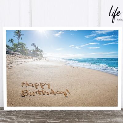 Life in Pic's photo postcard: Beach birthday