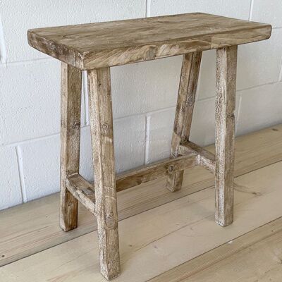 Rustic Milking Stool | Vintage Wooden Stool | Made to measure 31cm x 38cm
