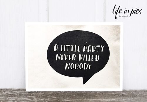 Life in Pic's Foto-Postkarte: A little party
