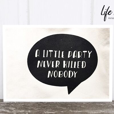 Life in Pic's Foto-Postkarte: A little party