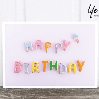 Life in Pic's photo postcard: Birthday letters