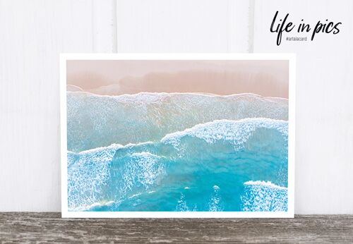 Life in Pic's Foto-Postkarte: Waves