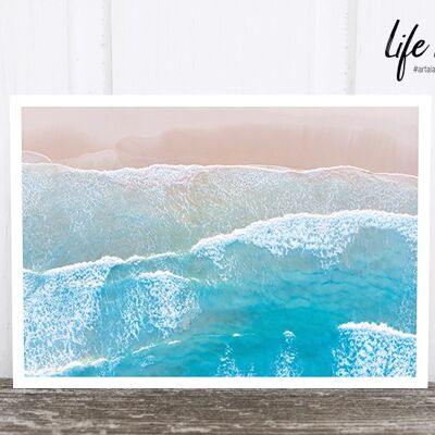 Life in Pic's Foto-Postkarte: Waves