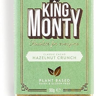 King Monty Hazelnut Crunch Bar 12x 90g