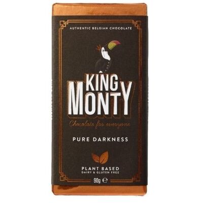 King Monty Pure Darkness Bar 12 x 90g