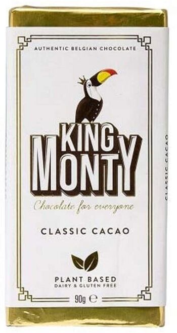 King Monty Barre de cacao classique 12x 90g