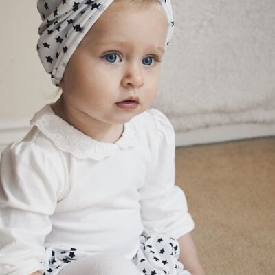 Baby turban with Bow- Stars