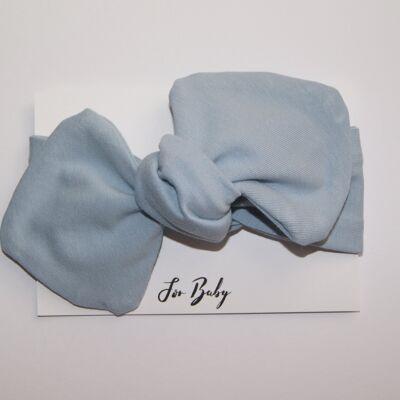 Pale Blue Girl/Baby Headband - 0-6 Months