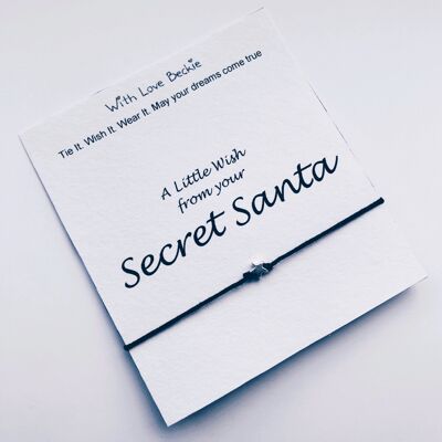 Secret Santa Wish String-Armband