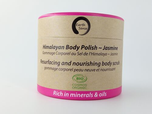 Organic Body Polish Exfoliant - Jasmine - Full Case - 6 pieces BUNDLE - 100% paper packaging