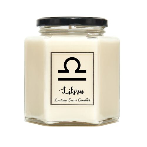 Libra Horoscope Candle - Large