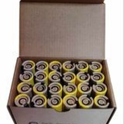 Organic Vanilla Lip Balm- Full Case - 24 pieces BUNDLE - 100% paper packaging