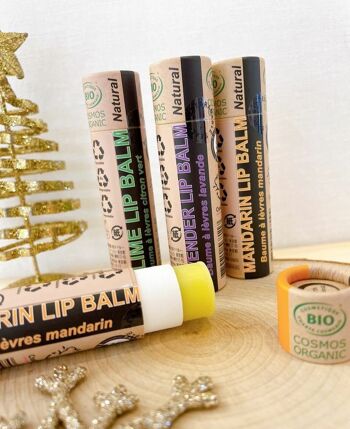 Baume à lèvres vanille biologique - Étui complet - BUNDLE de 24 pièces - Emballage 100% papier 11