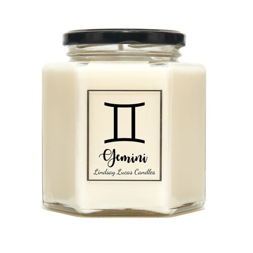 Gemini Horoscope Candle - Large