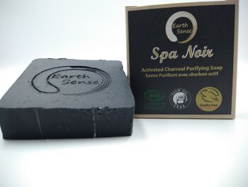Spa Noir - Savon Solide au Charbon Actif - Etui Complet - BUNDLE 24 pièces - Emballage 100% papier
