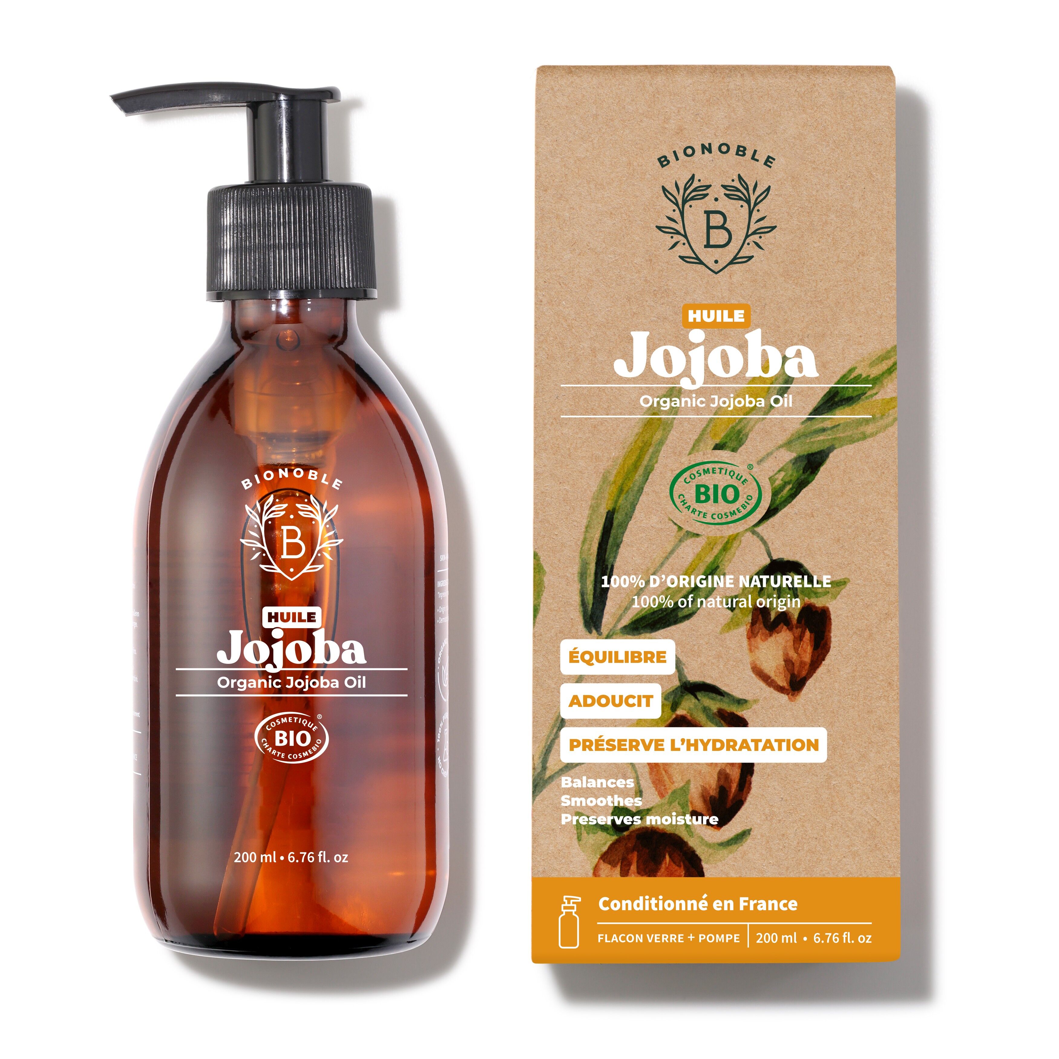 Organic Jojoba Oil 200ml