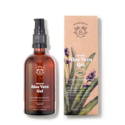 Organic Aloe Vera Gel + Lavandin Essential Oil 100ml