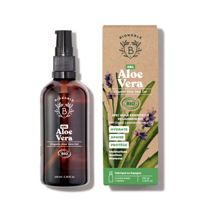 Gel Aloe Vera Bio + Huile Essentielle de Lavandin 100ml