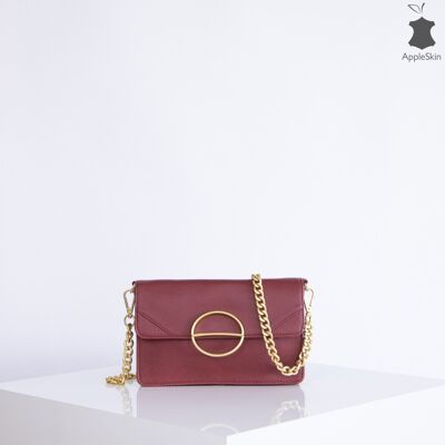 nuuwaï - Clutch vegano - MILA red berry