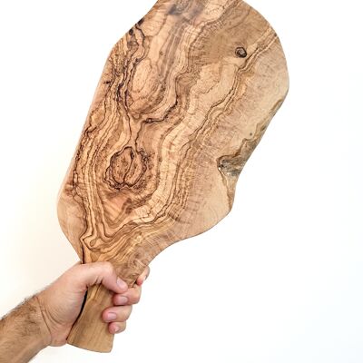 Tavola rustica in legno d'ulivo - 40 cm